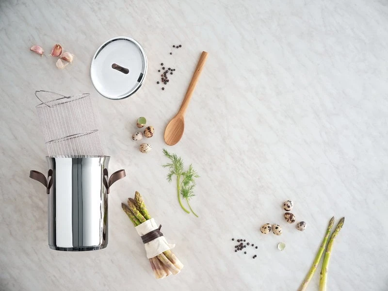 Alessi Edo Spargel-Dampfgarer 6 Alessi Edo Spargel-Dampfgarer – Bild 4