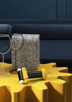 Alessi Sottsass Korkenzieher, Schwarz – Gelb – Weiß -Alessi Verkaufsgeschäft 15 Alessi ES17 1 V