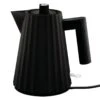 Alessi Plissé Wasserkocher, 1 L, Schwarz -Alessi Verkaufsgeschäft 224Alessi isoTH