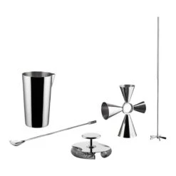 Alessi The Tending Box Mixerset, 5er-Set, Edelstahl