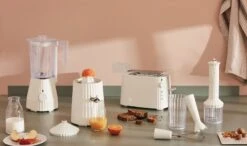 Alessi Plissé Stabmixer, Weiß -Alessi Verkaufsgeschäft EL APPL PLISSE AMB 02 28129 1